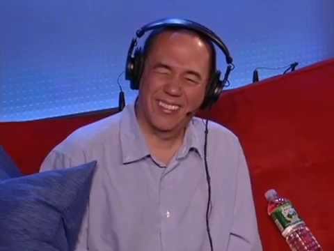 Gilbert Gottfried listens to prank calls made using his voice