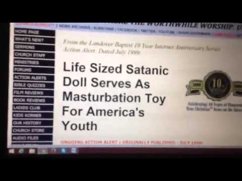 Life Sized Satanic Doll Serves As Masturbation Toy For America's Youth