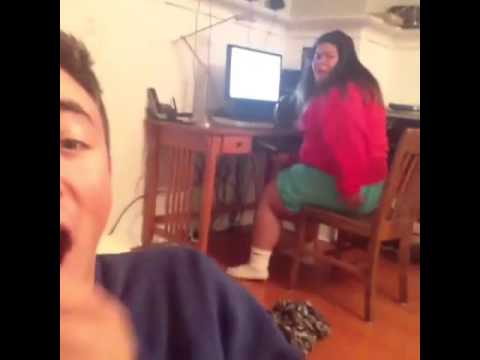 man screams fat girl farts